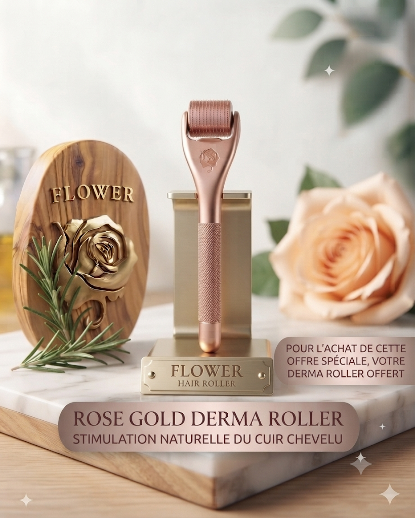 Le derma roller capillaire "flower"